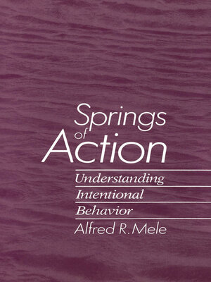 cover image of Springs of Action